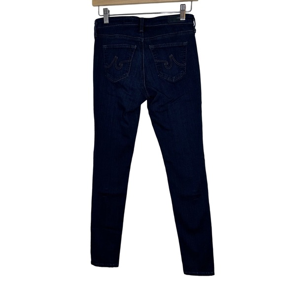 AG Adriano Goldschmied The Legging Ankle Jeans Super Skinny Dark Wash Size 25 - Picture 9 of 12